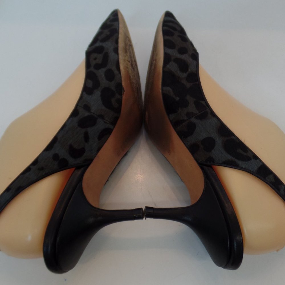 Jean-Michel Cazabat "Seducta" Multi Colored Animal Print Sling Back Heels Sz 7.5 - Picture 6 of 13